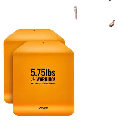 Produktbild von VEVOR Gebogene Gewichtsweste Platten, 6,6 kg Paare, Premium Stahl Taktische Gewichtete Platten für Weste, Ergonomisches Design, für Kraftausdauertraining, Laufen, Joggen, Fitness, Intensive Workouts