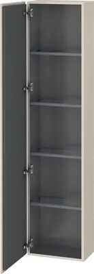Produktbild von Duravit Hochschrank L-Cube 40x24,3x176cm, Tür links, taupe matt
