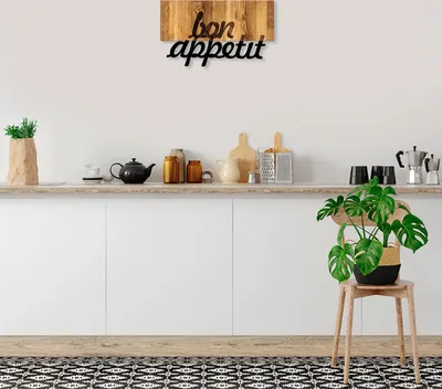 Obrázek produktu pro Wallity, elegantní nástěnné doplňky z dřeva a kovu, rozměry 34 x 58 cm, ořechové dřevo/černá barva
