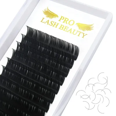 Image de Extensions de cils individuelles, volume C, 0,20 mm, longueurs mixtes de 8 à 15 mm