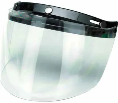 Image de Visière Redbike à 3 boutons, transparente, taille unique