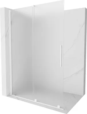 Immagine prodotto di Mexen Velar pannello doccia scorrevole Walk-in 150 x 200 cm, brina 8 mm, bianco - 871-150-000-33-20