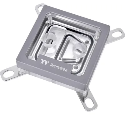 Produktbild von Thermaltake Pacific W9, Wasserblock, Kupfer, Polymethylmethacrylat (PMMA), Silber, LGA 1150 (Socket H3), LGA 1151 (Socket H4), LGA 1155 (Socket H2), LGA 1156 (Socket H), LGA 1200..., Prozessor, 90 mm