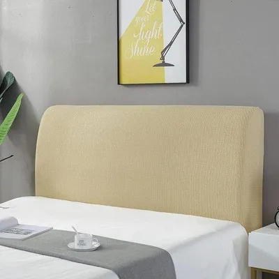 Produktbild von Famanu Kopfteilbezüge Stretch – Beige, 150-170 cm
