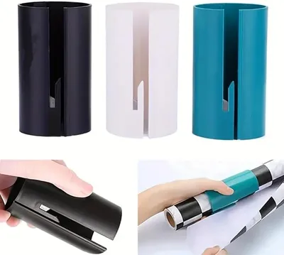 Produktbild von Geschenkpapierschneider, Geschenkpapierschneider, Fingerschutzschneider, Papiergutscheine, Weihnachten - 2 Rollen