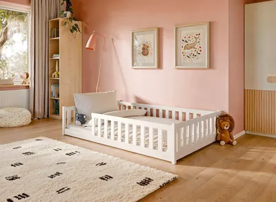 Obrázek produktu pro Dětská jednolůžková postel 120x200 LUCINDA - bílá