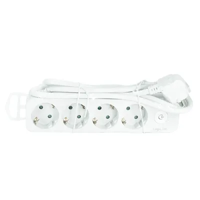 Obrázek produktu pro LogiLink LPS245, 1,5 m, Vnitřní, Typ F, Type F (CEE 7/4), IP20, Bílá