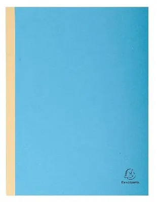 Image de Exacompta Paquet de 25 chemises dos toilé 320g/m2 24x32cm Bleu vif 770010E
