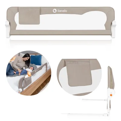 Obrázek produktu pro Lionelo Eva with Bag Bed Guard Zábrana na dětskou postýlku Dětská zábrana na dětskou postýlku Melange Beige