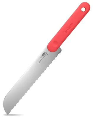 Broodmes, gezackte Klinge, 20 cm, japanischer Edelstahl, Soft-Touch-Griff