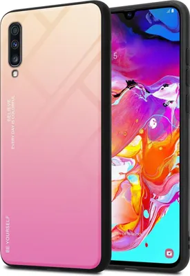 Obrázok produktu pre Cadorabo DE-151773, Ochranný obal, Samsung, Galaxy A70 / A70s Zweifarbige, 17 cm (6.7"), Ružová, Žltá