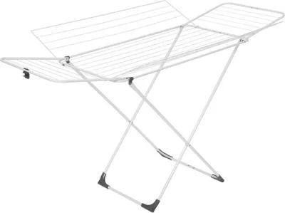 Produktbild von Wäscheständer mit Flügeln Flügelwäschetrockner 26m Trockenlänge aus Stahl 125 x 55 x 5 cm