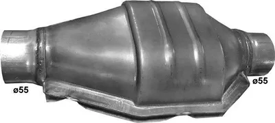 Produktbild von POLMO 00.257 Universal-Mittelschalldämpfer Flach