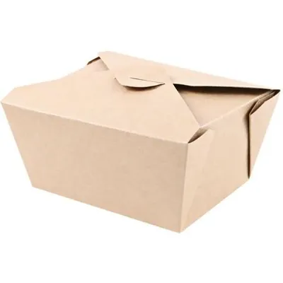 Produktbild von Foodboxen Menu 130x105x65mm Kraftpapier/PEMix braun VE=50 Stück