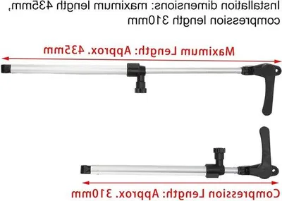 Zdjęcie produktu dla Aluminiowe podpory okienne, 2 sztuki, 310 x 435 mm, do kamperów