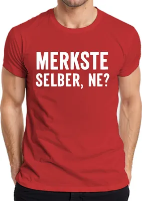Zdjęcie produktu dla Zauważysz to sam śmieszna bezczelna sarkastyczna wypowiedź humorystyczne powiedzenie męska koszulka, czerwony, XXL