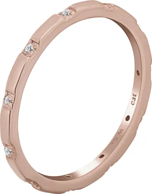 Produktbild von cai Ring 925/- Sterling Silber rot 050 (15,9) Zirkonia 360272469-2