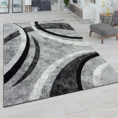 Image de Tapis de salon vintage à contours faits main, aspect 3D, taille 60x110 cm
