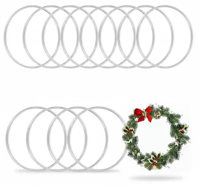 Produktbild von InAndOutdoorMatch - Metallene Bastelringe - 12 Stück - 20 cm, KI-generiertes Bild