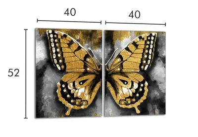 Obrázok produktu pre Ochranný sklenený plech na sporák 2x40x52 Butterfly