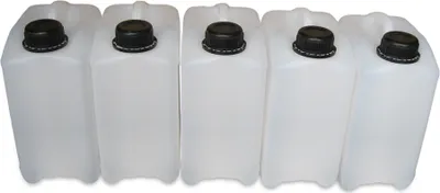 Produktbild von 5 x 3 Liter Wasserkanister Kunststoffkanister Camping & Outdoor Farbe natur (5x3knn)