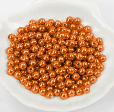Produktbild von Wachsperlen ca. 600 Stück, 4mm, Orange