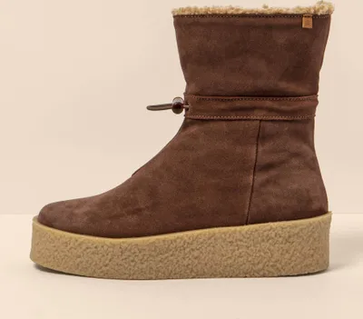 Image de El Naturalista Botte pour Femme N5923 SILK SUEDE CHOCOLATE / DOLMEN Couleur Marron