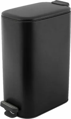 Zdjęcie produktu dla ESTIA | Pojemnik na śmieci – kosz na śmieci – pojemnik na odpady – z pokrywą – kosz na śmieci – 30 l – 23 x 41 x 53 cm – czarny