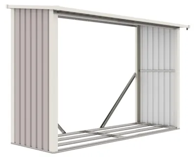 Produktbild von Holzunterstand G21 WOH 335 - 242 x 89 cm, grau