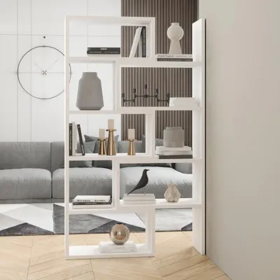 Obrázek produktu pro Designový regál na knihy FADNA - bílá