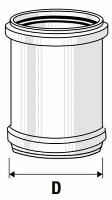 Produktbild von Einfacher Manschettenkopf, HTMM, Durchmesser 110