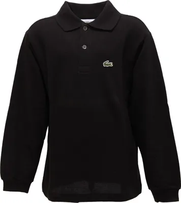 Obrázok produktu pre 4316R detské polo tričko LACOSTE NOIR čierne detské tričko s dlhým rukávom