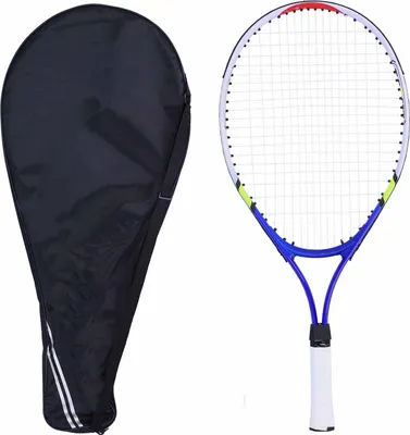 Immagine prodotto di Racchetta da tennis Regail per adolescenti, telaio in lega di alluminio, set di racchette da allenamento per bambini, blu