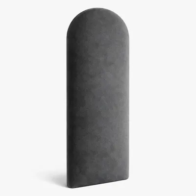 Produktbild von Polsterpaneel - Wandkissen 100x25cm - Wandpolster - Bettkopfteil - Wandpaneel 3D Dunkelgrau