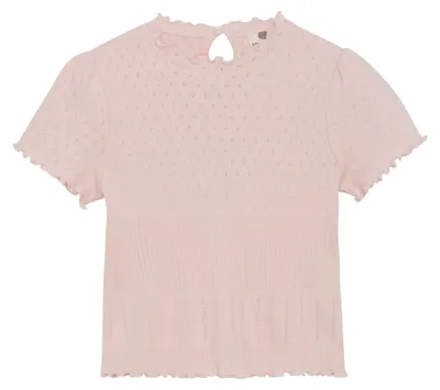 Produktbild von EN FANT ENT-shirt SS Pointelle Mädchen T-Shirt Shirt 100% Baumwolle regular fit