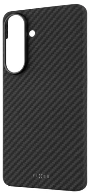 Image de Coque FIXED MagVelar en aramide, compatible MagSafe, pour Samsung Galaxy S26+, noire