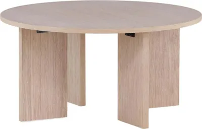Produktbild von FURNLUX Couchtisch Askeron Beige 80cm / Hauptfarbe: Beige / Abmessungen: 80 x 80 x 40 cm