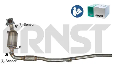 Produktbild von ERNST Katalysator Kat für VW Polo Schrägheck (6R1, 6C1) Euro 5/Euro 6 760973