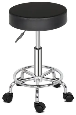 Image de ALIGHTUP tabouret pivotant tabouret à roulettes réglable en hauteur tabouret de travail tabouret pivotant tabouret de cabinet médical tabouret cosmétique roulettes