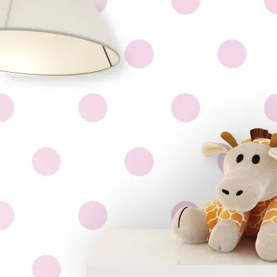 Produktbild von NEWROOM Tapete Aster Rosa - Muster Vliestapete - Kinder Punkte Pünktchen  Germany