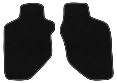 Productafbeelding van Velours voormatten voor Opel Frontera B 1998-2006 – 2-delig, zwart, op maat – Wielganizator BASIC