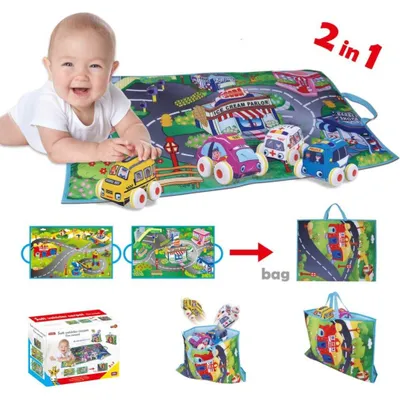 Produktbild von CHIPOLINO Hracdecke 2in1 mit Autos