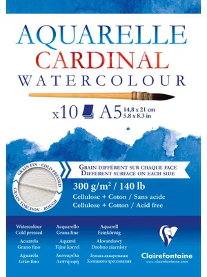 Produktbild von Clairefontaine 3329680961843, Kunstpapier, 300 g/m², 10 Blätter