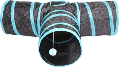 Produktbild von T Drei-Wege-Agility-Tunnel schwarz-blau
