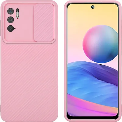 Produktbild von Cadorabo Hülle für Xiaomi RedMi NOTE 10 5G / POCO M3 PRO 5G Schutz Hülle in Rosa Handyhülle TPU Etui Case Cover