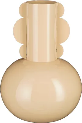 Image de Mica Decorations Vase Boyd - H36 x Ø25 cm - Métal - Beige
