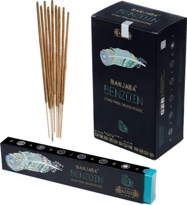 Produktbild von Banjara Räucherstäbchen Benzoe Benzoin 1x15gr indische Duftmischung