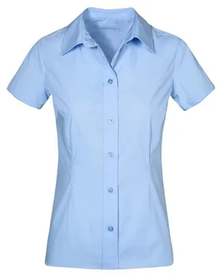 Image de Promodoro - Chemise pour femmes à manches courtes LT2981 (L) (bleu clair)