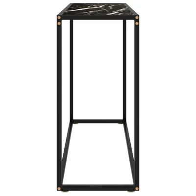 Produktbild von "2026 Aktion"Konsolentisch/Beistelltisch Moderner design - Sofatisch für Wohnzimmer - Schwarz 100x35x75 cm Hartglas DEMöbel 3508479