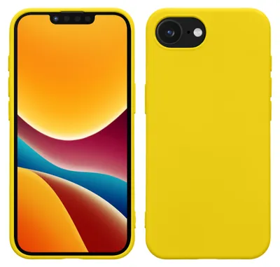 Produktbild von kwmobile Hülle kompatibel mit Apple iPhone 17e / iPhone 16e Hülle - gummierte TPU Silikon Handyhülle - Schutzhülle für kabelloses Laden - Case in